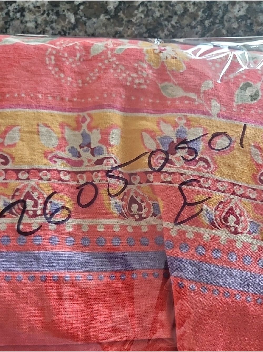 Talbots Linen Blend Dress Women’s Size 14 Floral Sleeveless Summer Coral - Picture 8 of 8